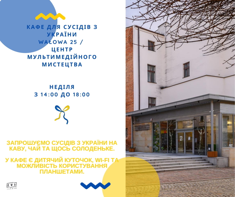 kawiarenka dla sąsiadów z Ukrainy - Wałowa 25